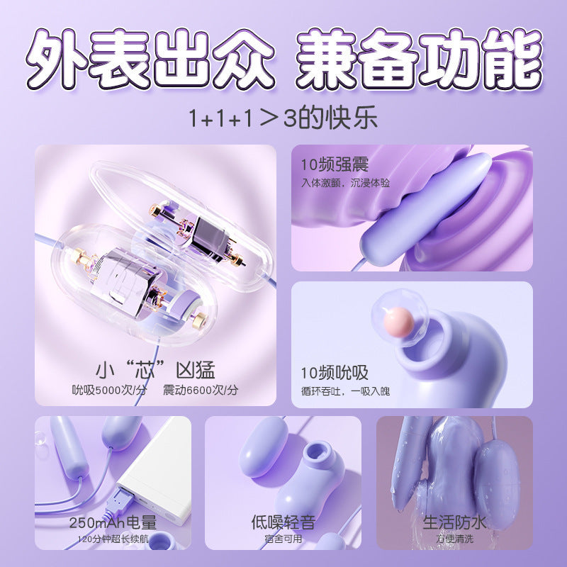 Purple Clitoral Vibrator | Powerful Bullet Vibrator for Women