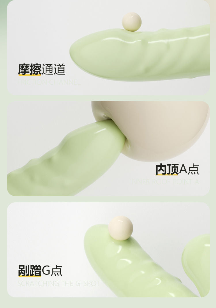 谜姬震动棒伸缩吮吸转珠棒强力女性自慰器成人情趣女用品玩具